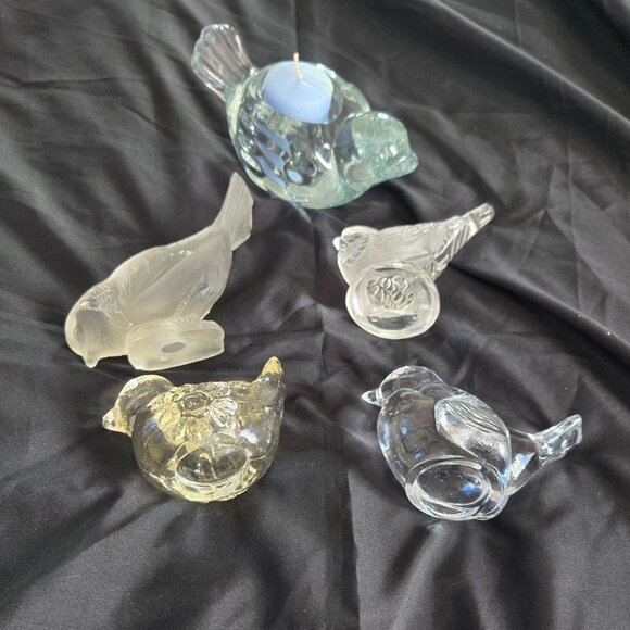 Collection of Vintage Glass Bird Figurines (Five) - Picture 7 of 14
